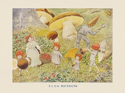 The Children of the Forest - Mushroom Kids by Elsa Beskow