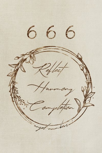 666 Angel Numbers Wreath by Ema Paraschiv