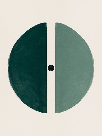 Abstract Green Balance by Ema Paraschiv