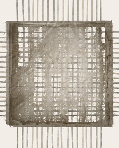 Aged Grid Abstract by Ema Paraschiv