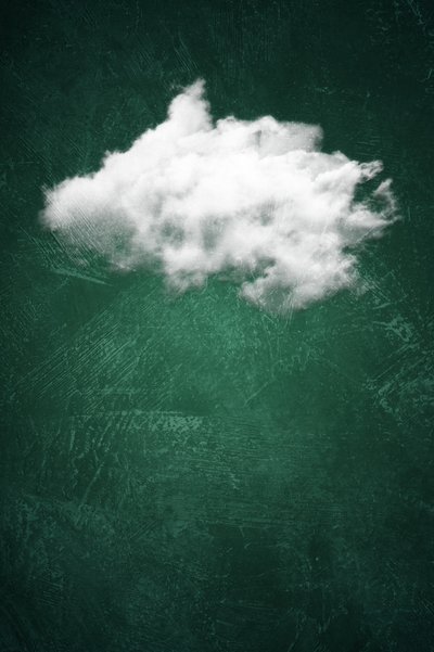 Dreamy Cloud Green Texture by Ema Paraschiv