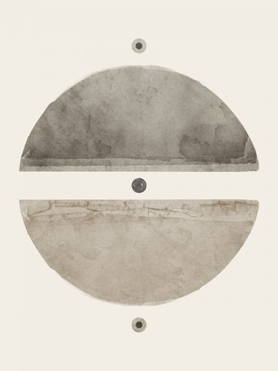 Earthy Geometric Balance by Ema Paraschiv