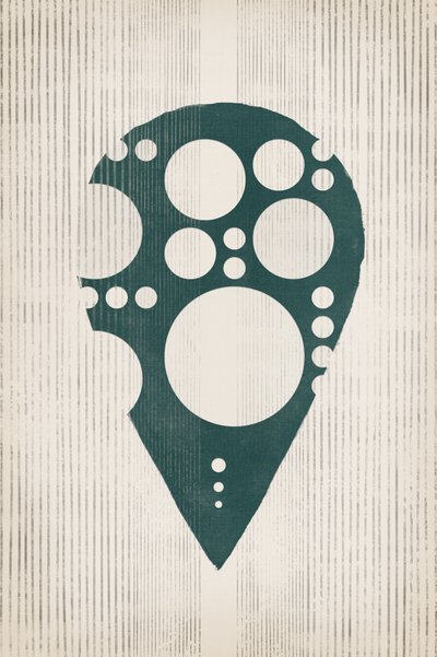 Geometric Location Pin by Ema Paraschiv