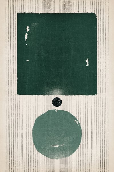 Green Geometric Balance by Ema Paraschiv
