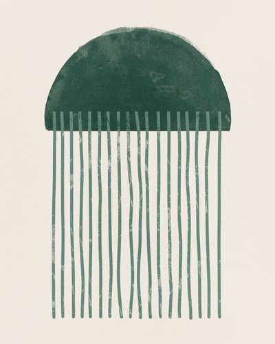 Green Organic Lines by Ema Paraschiv