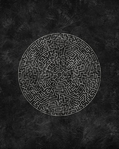 Intricate Circular Maze by Ema Paraschiv