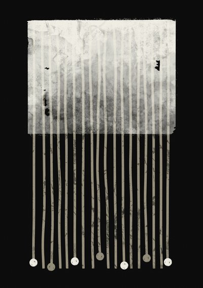 Minimalist Line Drips by Ema Paraschiv