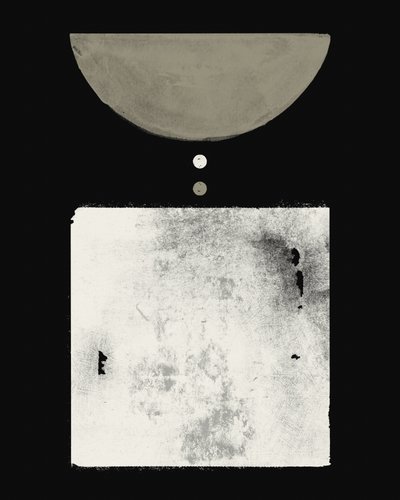 Muted Geometric Balance by Ema Paraschiv