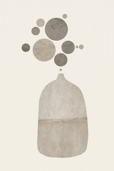 Organic Abstract Vase by Ema Paraschiv