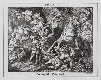 Abduction of Prince Albrecht and Ernest of Saxony by Emil Eugen Sachsse