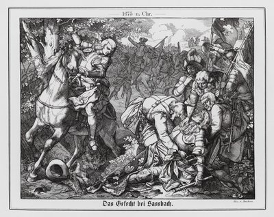 Death of Marshal Turenne at the Battle of Salzbach by Emil Eugen Sachsse