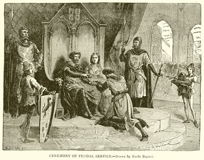 Ceremony of Feudal Service by Emile Antoine Bayard
