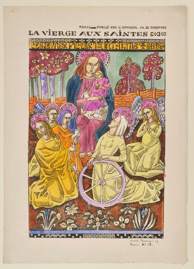The Virgin with the Saints: The Young Girls Loved You by Emile Bernard