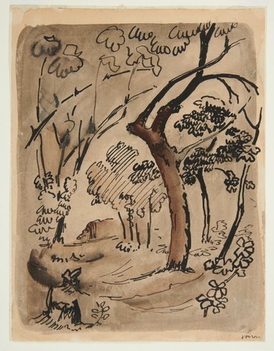 Landscape with Trees by Emile Bernard