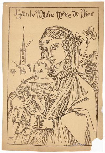 Mary, Mother of God by Emile Bernard