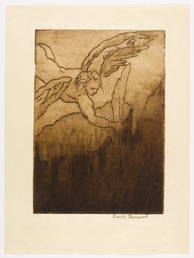 No. 6 - “A feather that had escaped from the archangel’s wing remained and, pure and white, quivered.” by Emile Bernard