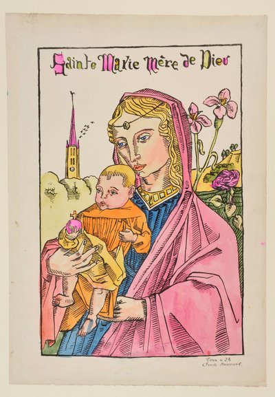 Saint Mary Mother of God with the Lily by Emile Bernard