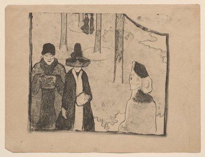 The Stroll by Emile Bernard