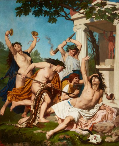 The Death of Orpheus by Emile Bin