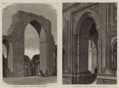 Views in India by Emile Theodore Therond