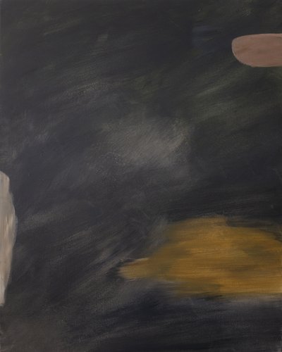 Dark Gold Abstract by Emily Tingey