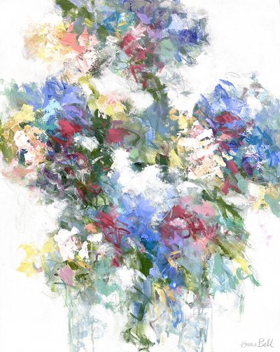 Vibrant Floral Abstract by Emma Bell