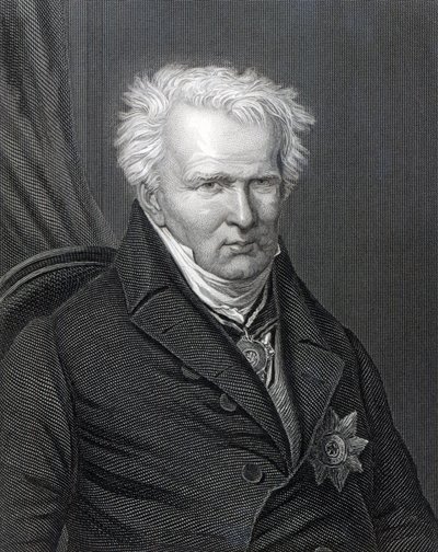 Alexander von Humboldt, engraved by C. Cook by Emma Gaggiotti Richards