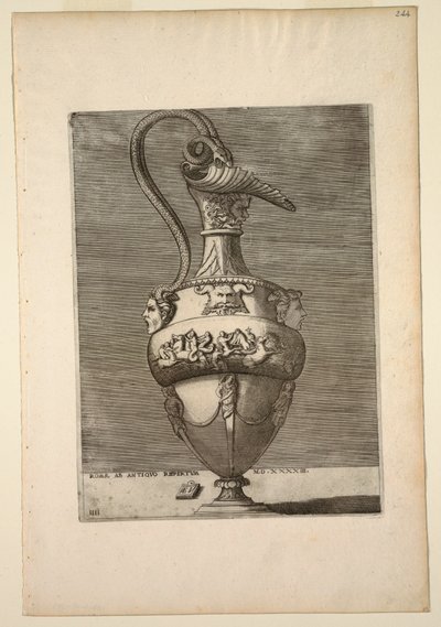 Ewer with a Bas-Relief by Enea Vico