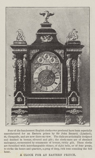 A Clock for an Eastern Prince by English Photographer