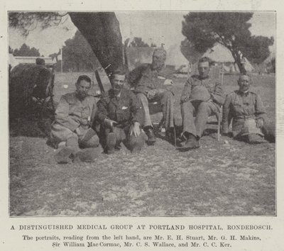 A Distinguished Medical Group at Portland Hospital, Rondebosch by English Photographer