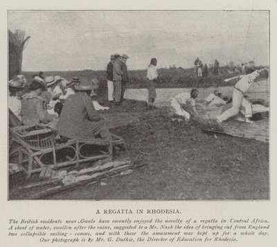 A Regatta in Rhodesia by English Photographer