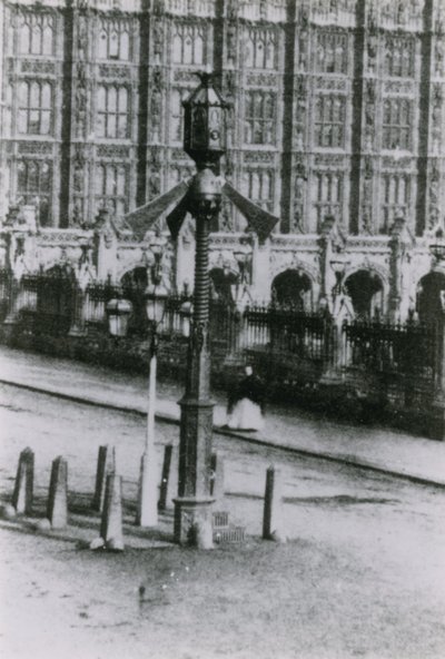 A Traffic Signal on a London Street by English Photographer