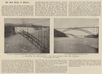 A Triumph of Engineering, the New Bridge over the Niagara by English Photographer