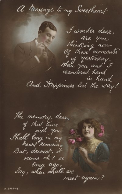 A Message to My Sweetheart by English Photographer