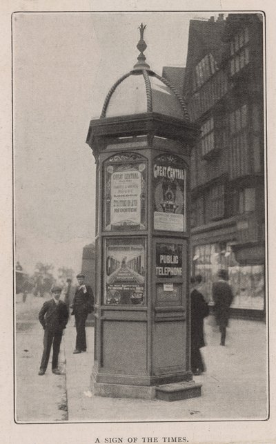 A public telephone by English Photographer