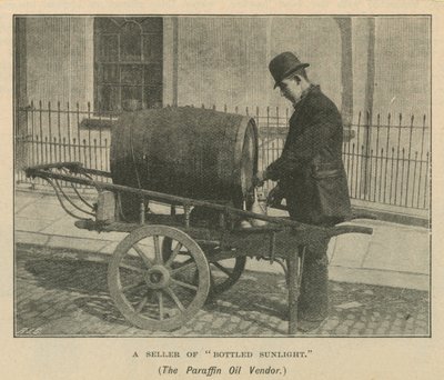 A Seller of Bottle Sunshine by English Photographer