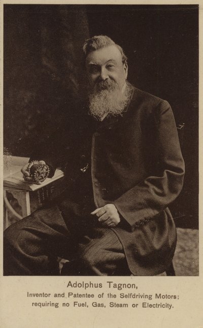 Adolphus Tagnon, inventor of self-driving motors by English Photographer
