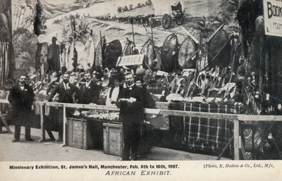 African Exhibit, Missionary Exhibition, St James’s Hall, Manchester, 6 to 16 February 1907 by English Photographer