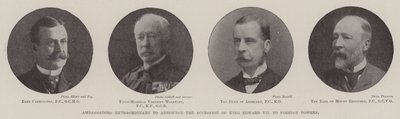 Ambassadors Extraordinary to Announce the Accession of King Edward VII to Foreign Powers by English Photographer