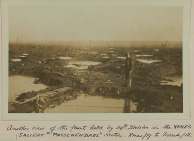 Another view of the front held by 29th. Division in the YPRES SALIENT 