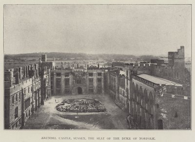 Arundel Castle, Sussex, the Seat of the Duke of Norfolk by English Photographer