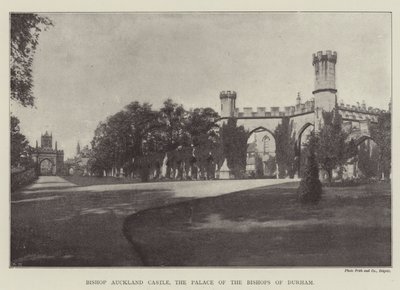 Bishop Auckland Castle, the Palace of the Bishops of Durham by English Photographer
