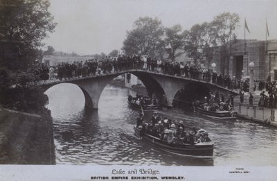 British Empire Exhibition, Wembley: Lake and Bridge by English Photographer