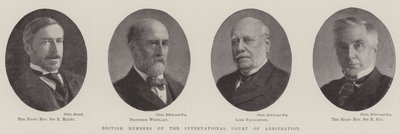 British Members of the International Court of Arbitration by English Photographer