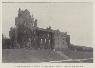 Brodick Castle, Isle of Arran, the Seat of the Duke of Hamilton and Brandon by English Photographer