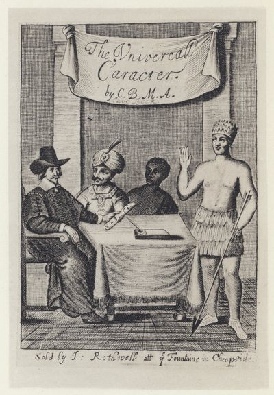 C Beck, The Universal Character, I Rothwell 1657 by English Photographer