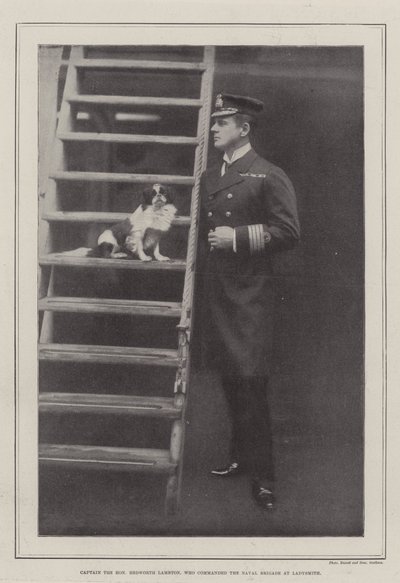Captain the Honourable Hedworth Lambton, who commanded the Naval Brigade at Ladysmith by English Photographer