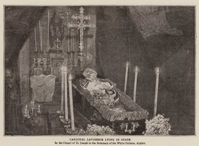 Cardinal Lavigerie Lying in State by English Photographer