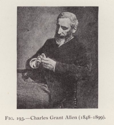 Charles Grant Allen (1848-1899), portrait by English Photographer