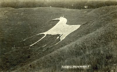 Cherhill White Horse by English Photographer